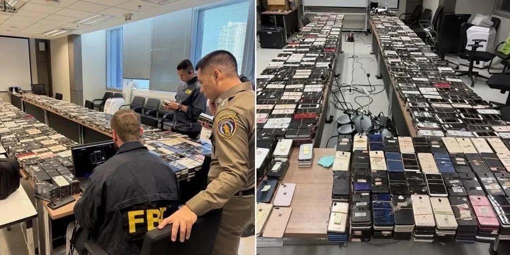 美国联邦调查局（FBI）工作人员，近日深入柬埔寨诈骗园区进行调查取证。参与调查的