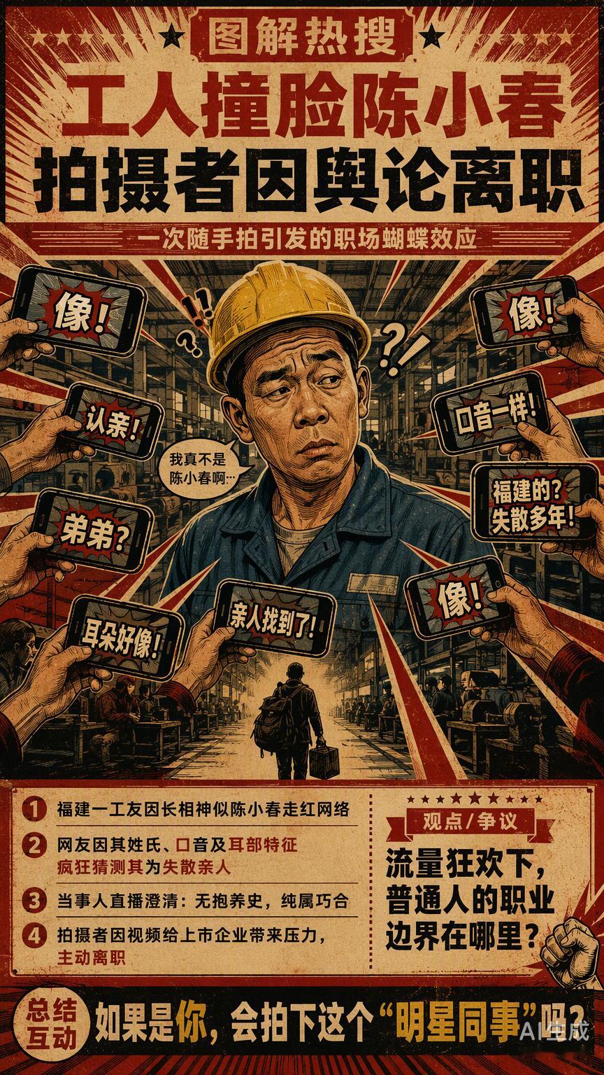 这种操作看似是随手记录生活的偶然分享，实则是把本该由职场安全边界承担的隐私责任，转嫁成了对流量红利的