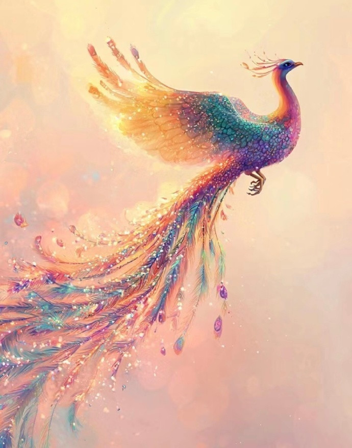 凡是能刷到这张凤凰图的人，恭喜你，你要起势了！