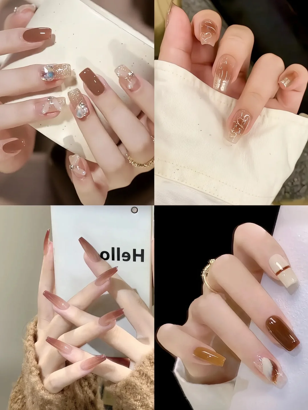 秋天美拉德美甲💅你pick 哪一个