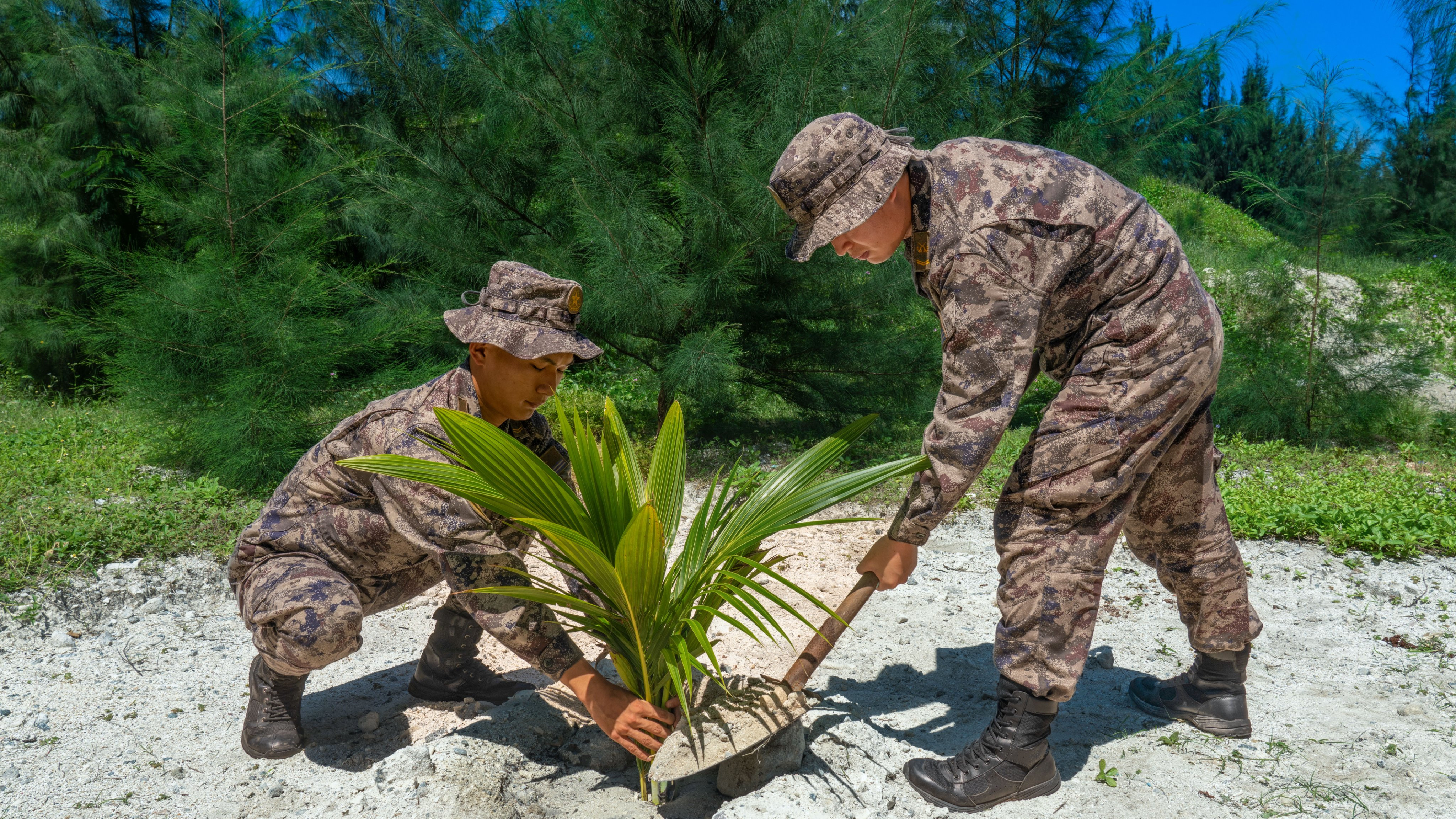 21式岛礁迷彩服
