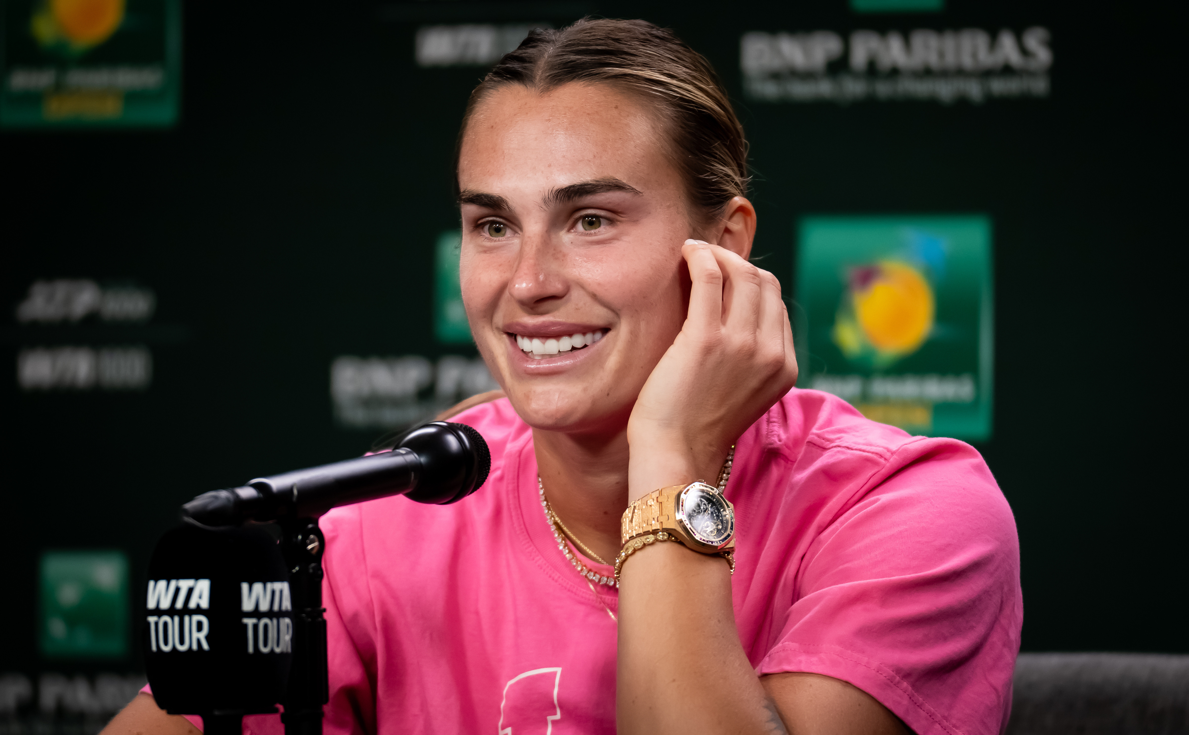 球员声音获胜后萨巴伦卡谈决赛心态、休赛期丰富技战术，以及展望再度对阵莱巴金娜。⭕