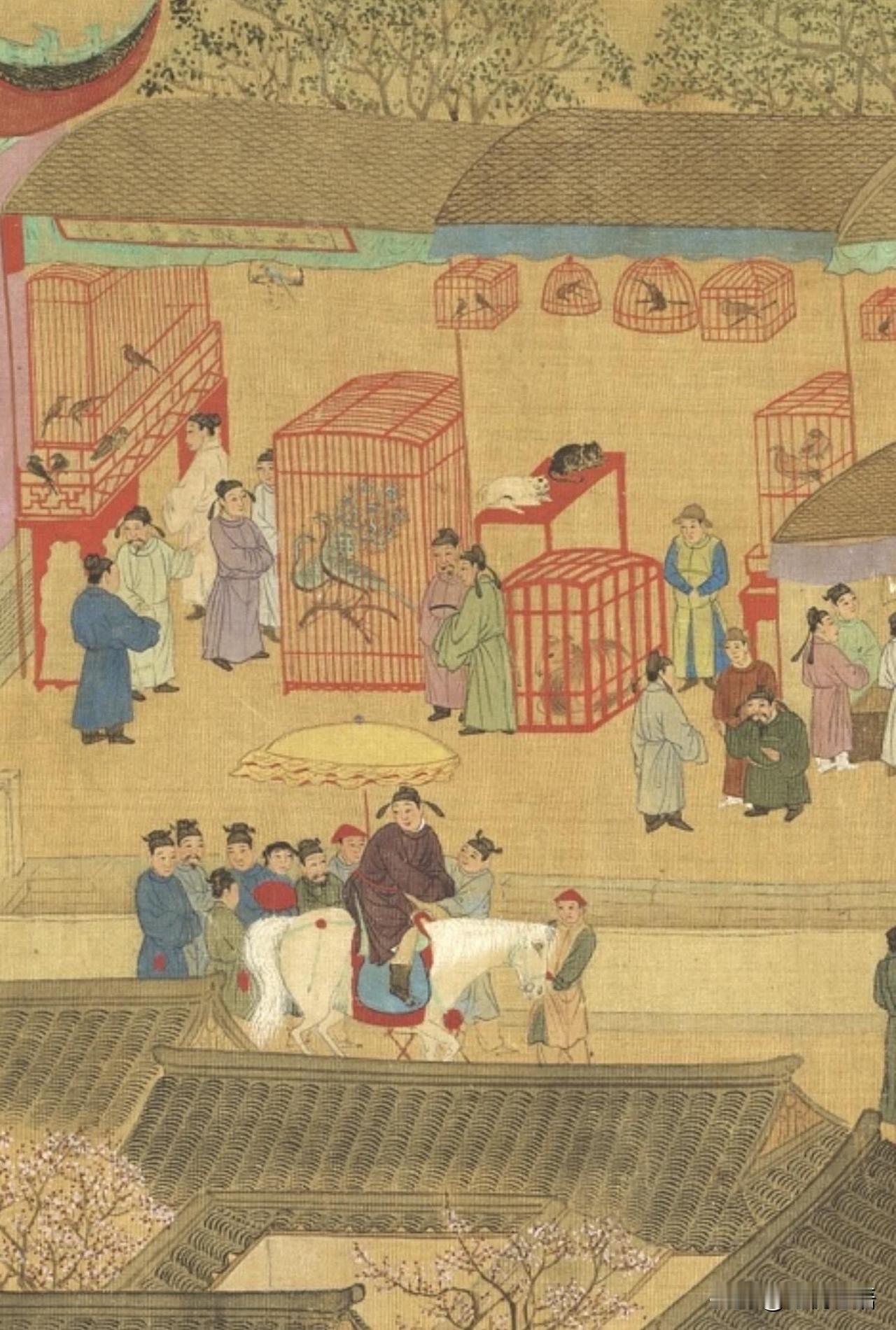 给大家看看大明街上的宠物店大家衣服都穿的五颜六色的，街道很干净，生机勃勃，