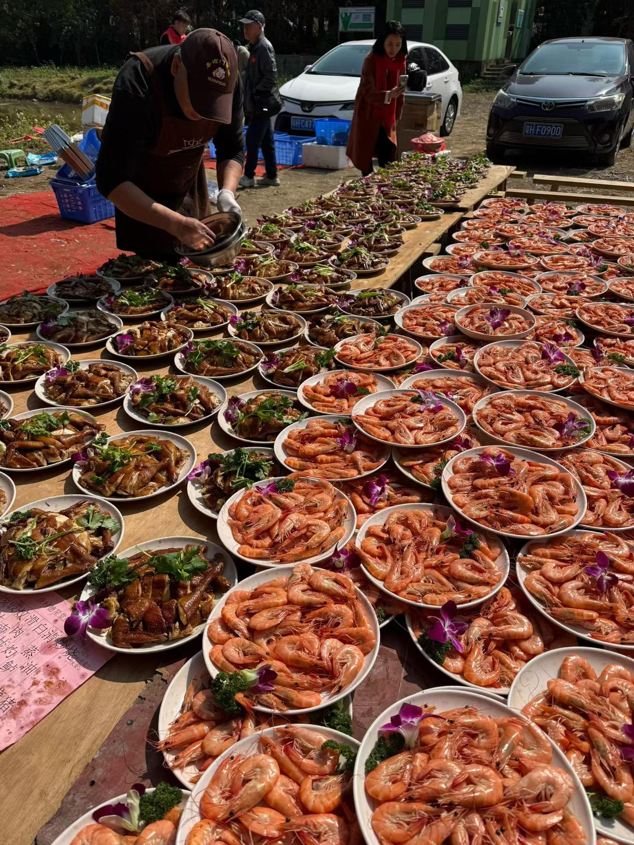 农村酒席的豪横！