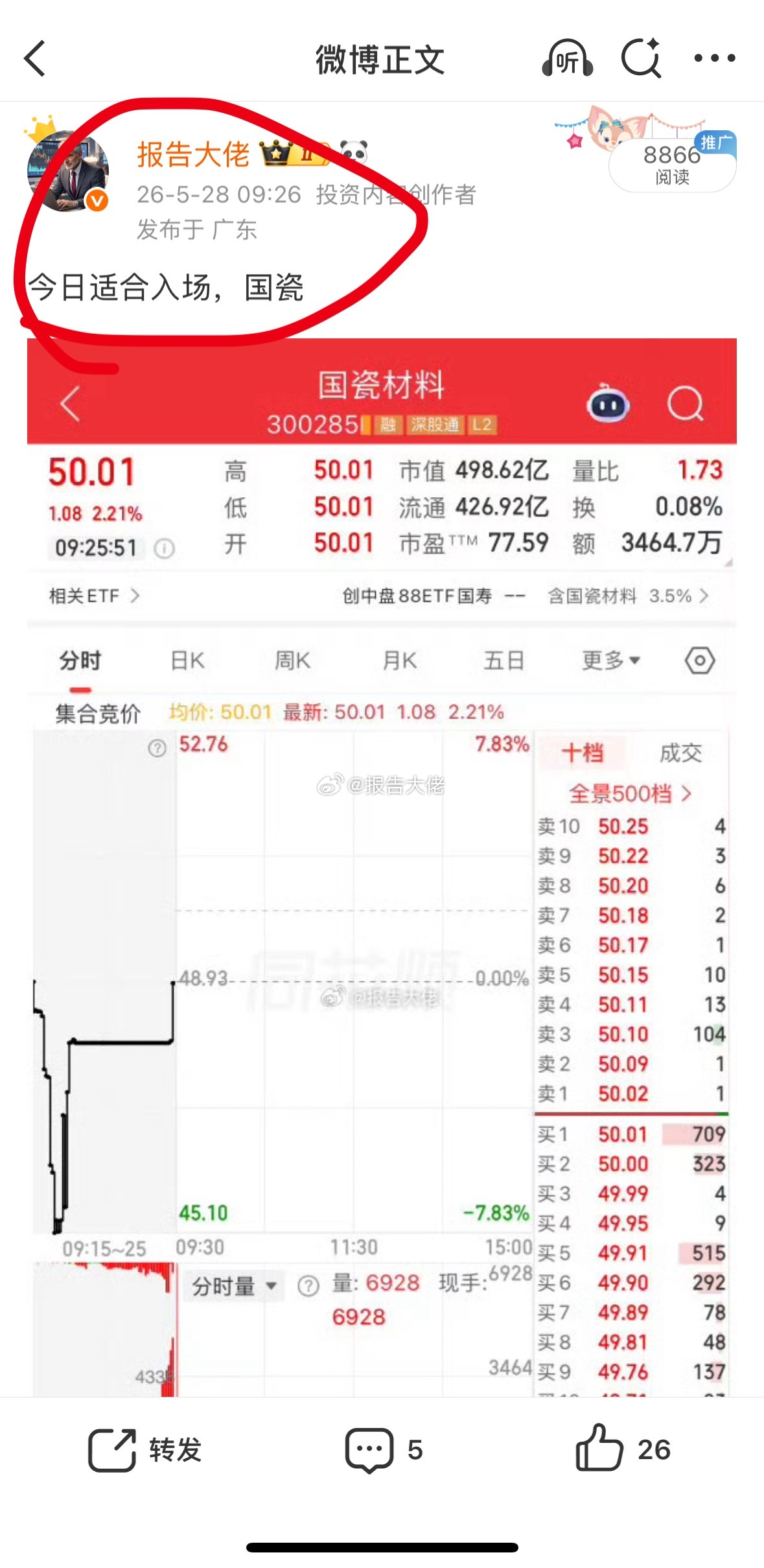 国瓷继续新高