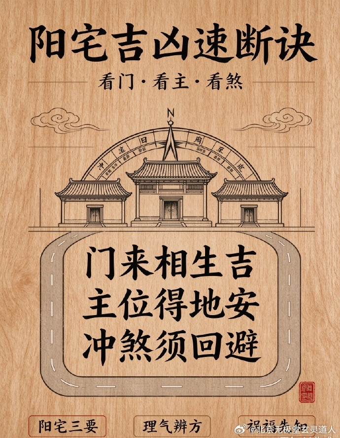 阳宅吉凶速断诀（二）：门前景物与树木一、门前景物一、阳宅前方不宜有阴树（如：桃树