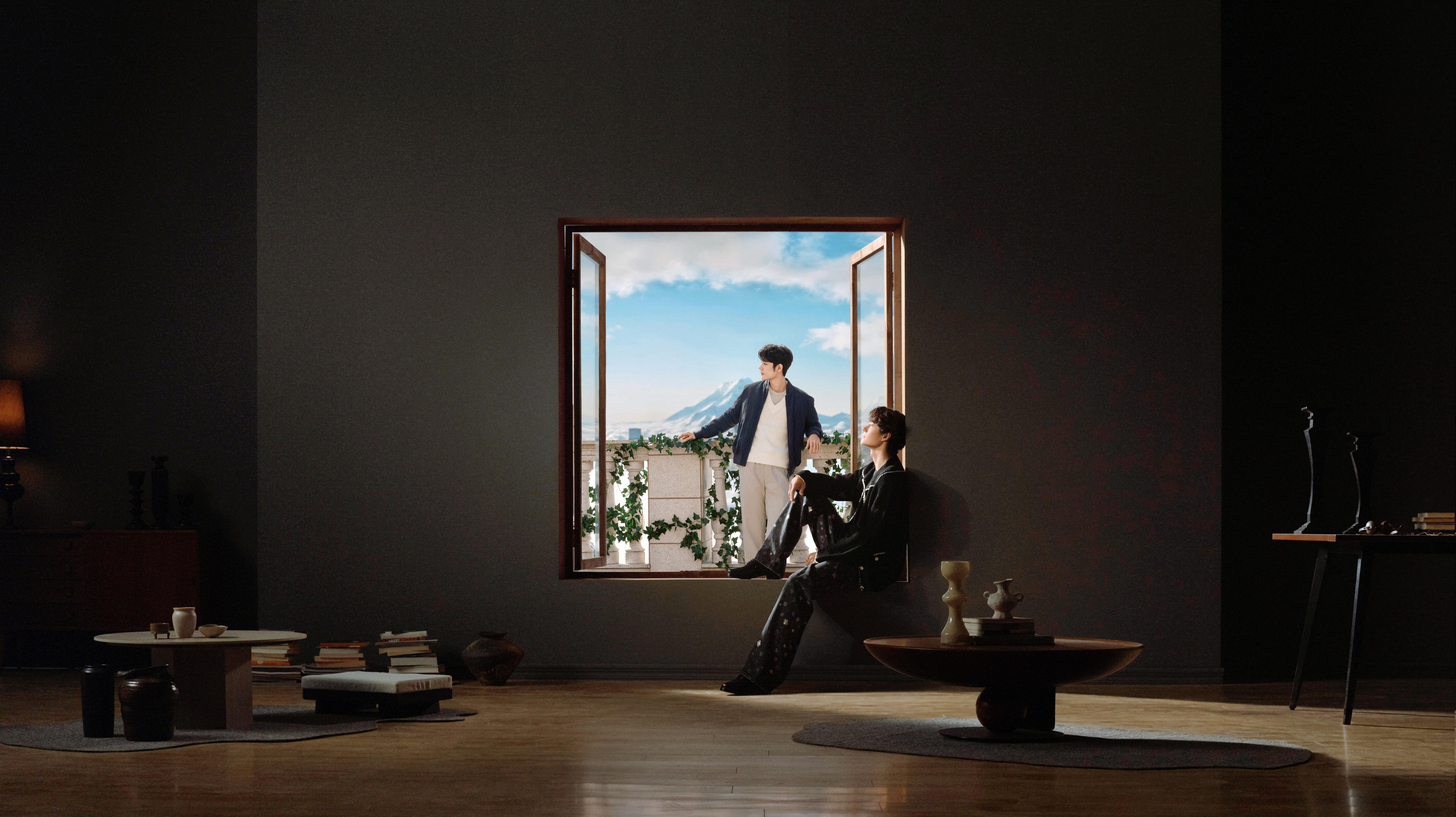 博君一肖「蓝天白云雪山我们」🏔️📷取图留名