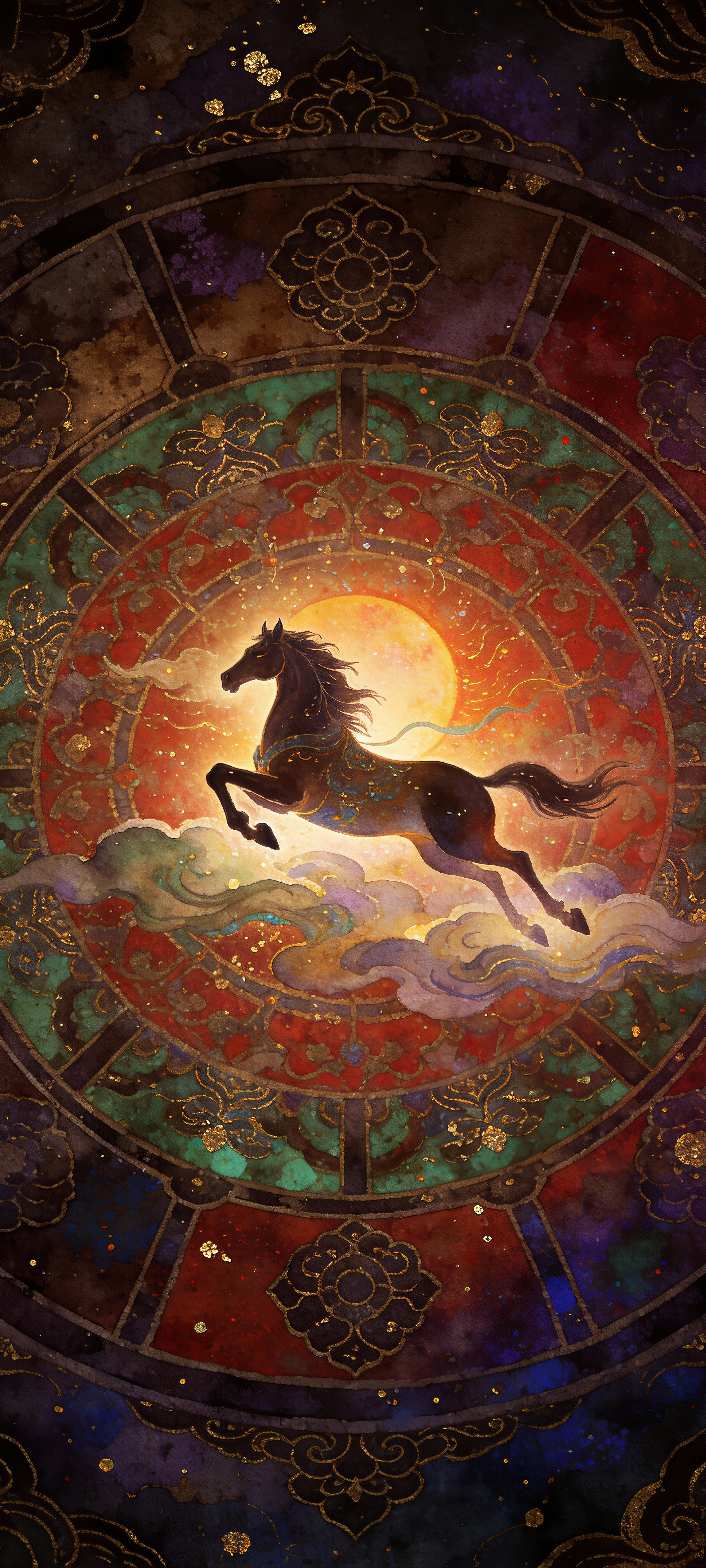 来一张适合今天跨年的壁纸～很带劲儿