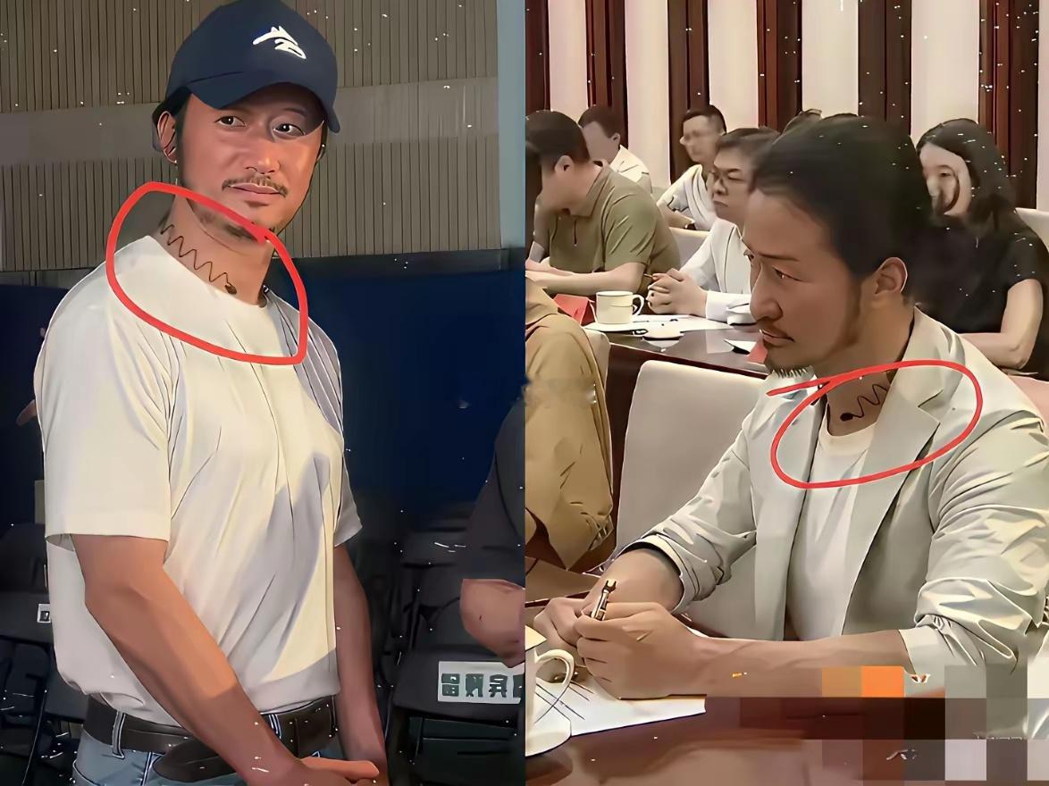 好奇吴京脖子上到底是啥东西也不像耳机呀