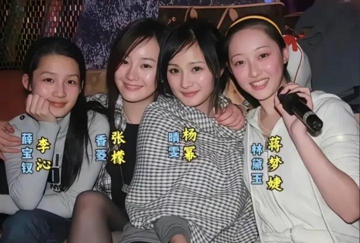 2010年，新版《红楼梦》几位演员杨幂、李沁、蒋梦婕等，那时候的她们还非常的清纯