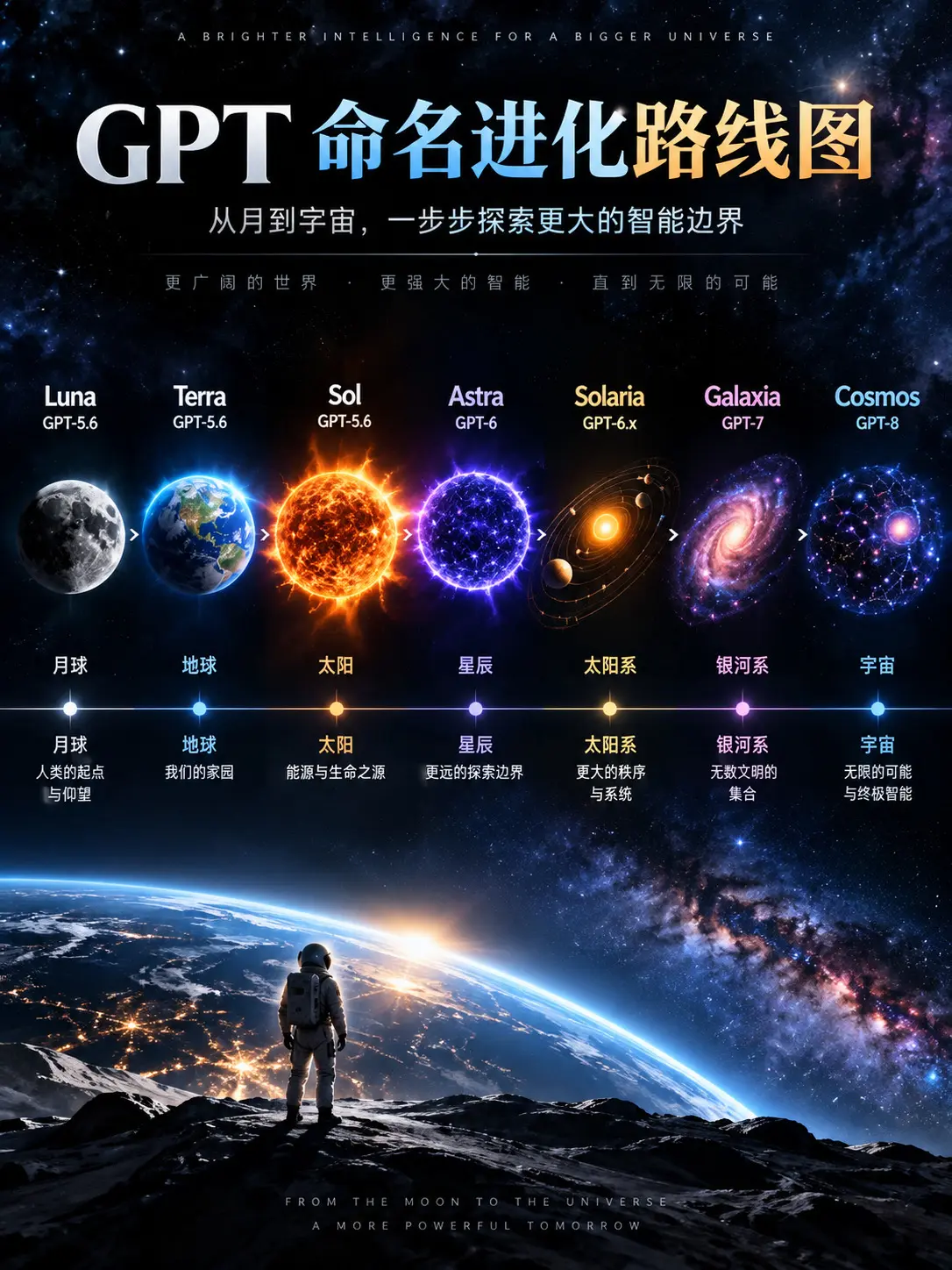 GPT后三代，名字会越起越大？顺着 Astra 的宇宙风格，大胆预测后...