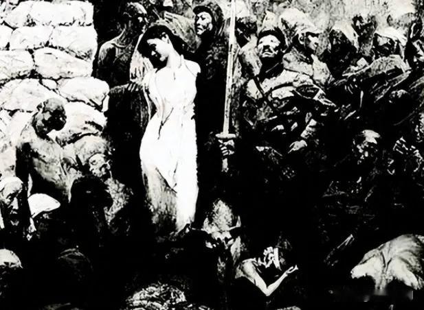 1937年，在鹤立镇日本宪兵队的电线杆上绑着一个美丽的女人，日军对她实施了惨无人