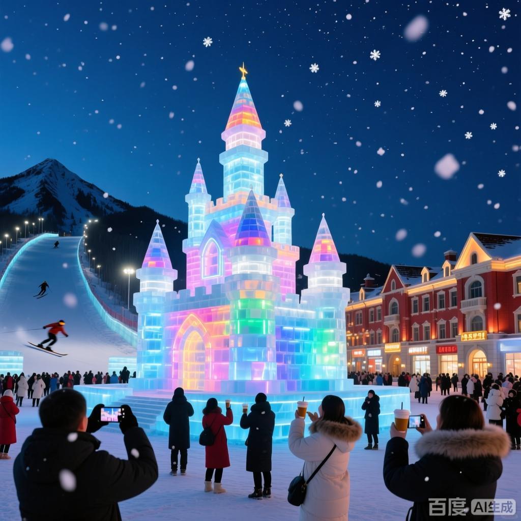 哈尔滨：冰雪童话引爆全网，欢乐盛宴温暖人心2026年元旦假期，哈尔滨彻底火了
