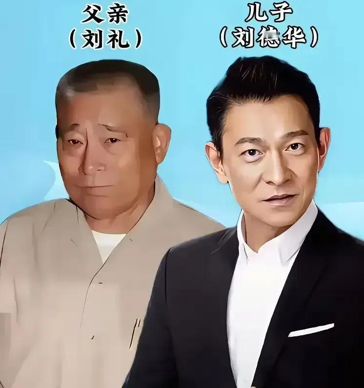 帅气男演员父子两代人，有的儿子遗传了爸爸的好相貌，有的儿子则只遗传了爸爸的轮廓脸