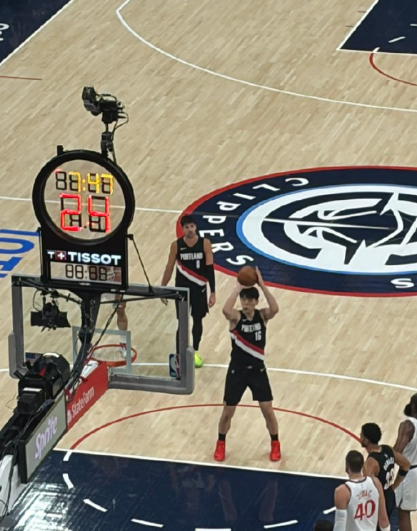 杨瀚森已经在NBA得到6分，追平孙悦，并列中国球员NBA得分榜第6名。中国球