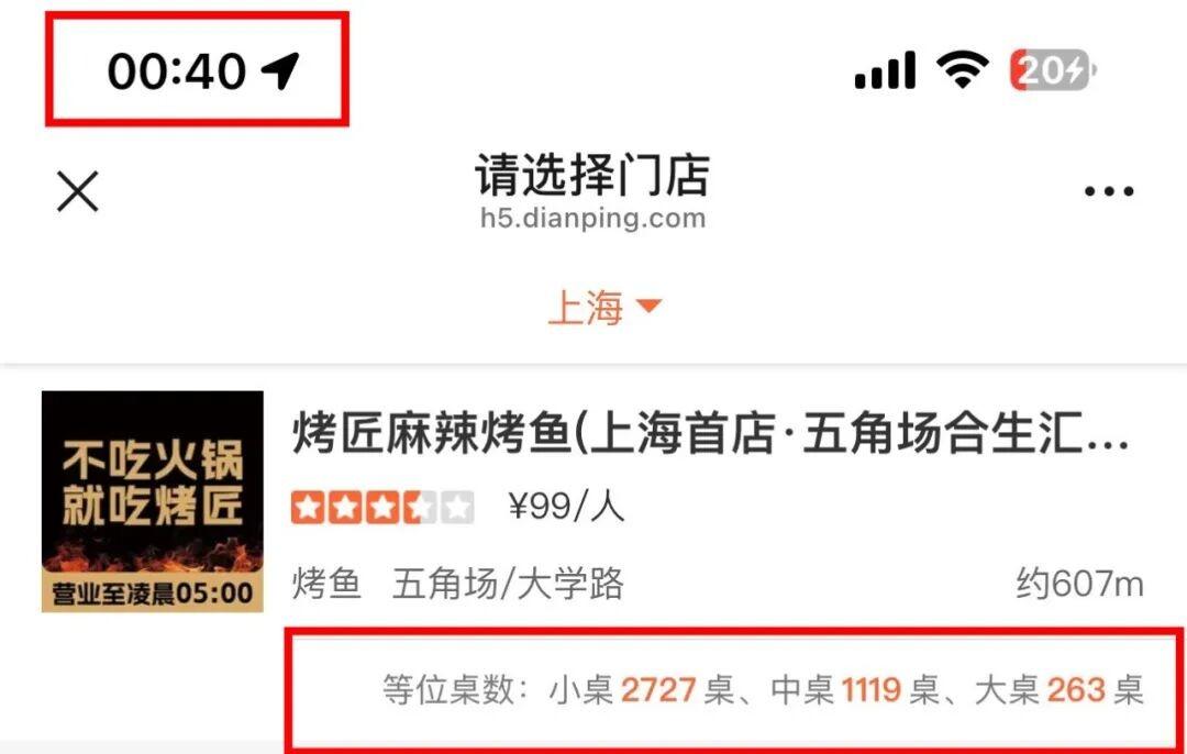 凌晨两点，上海五角场合生汇二楼还在排长队。6300多桌等位，15个小时排队，