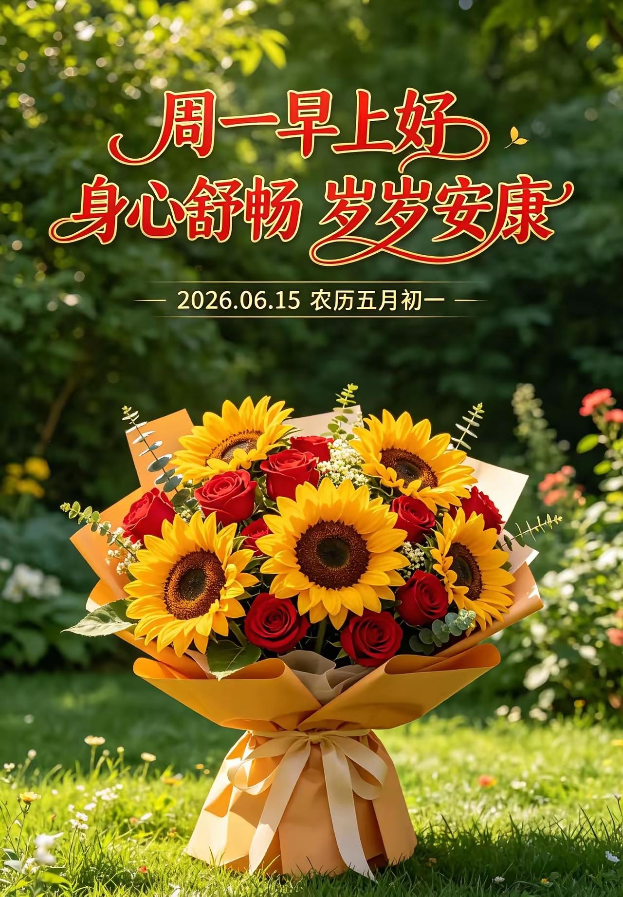 五月初一🌹🍎早安[大笑]🌹清晨的问候，就是我们彼此的相约