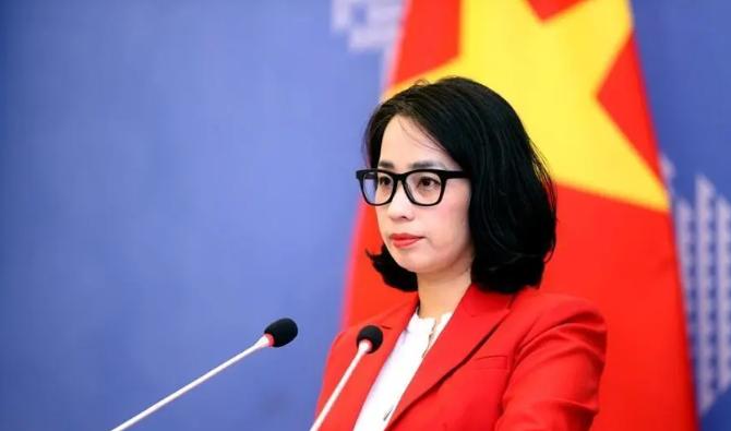 5月5日，越南外交部对外作出表态。发言人范秋姮专门就中国发布的南海禁渔安排