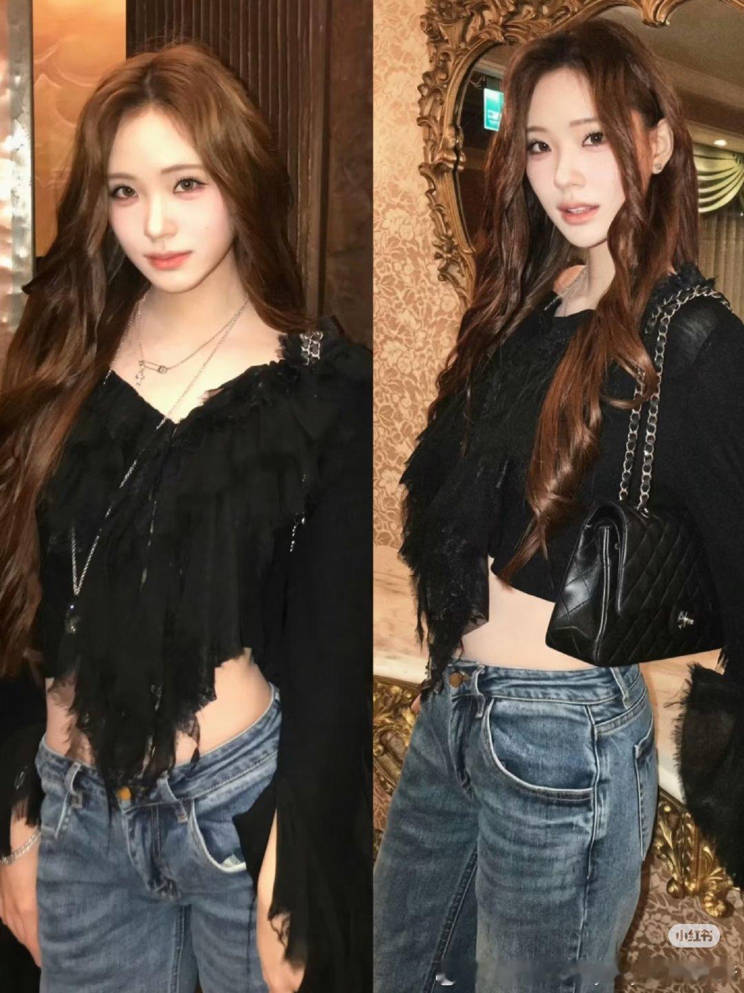 小S二女儿Lily18岁就已经很成人化了早熟的她头发染烫卷后妥妥的洋气时尚轻熟柔美大小姐范儿[吐舌头