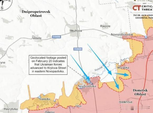 乌军大规模反攻夺回领土！2月25日，顿巴斯前线传来新消息来源:韩言论战线