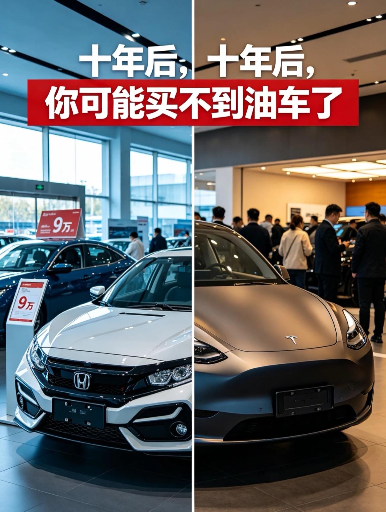 🤯为什么油车卖不动了？1.电车全方位碾压：同价位的电车，配置、智能化、用