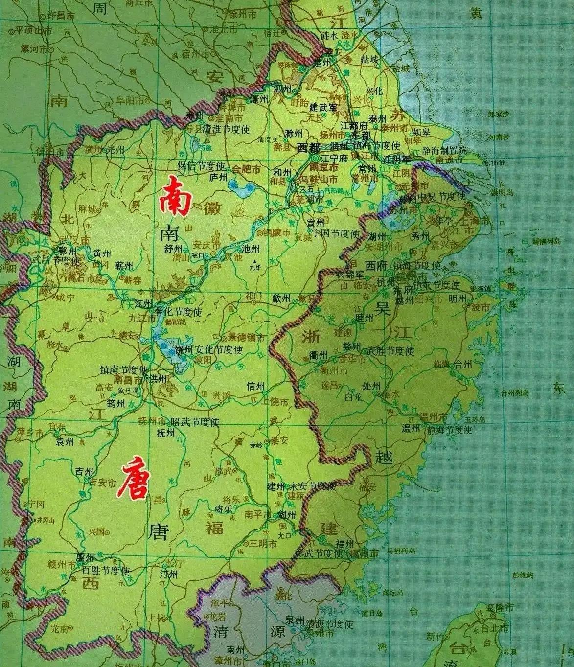 吴越国有多强？为什么南唐在南方征伐那么顺利，就是不能灭掉它？第一，吴越国的实