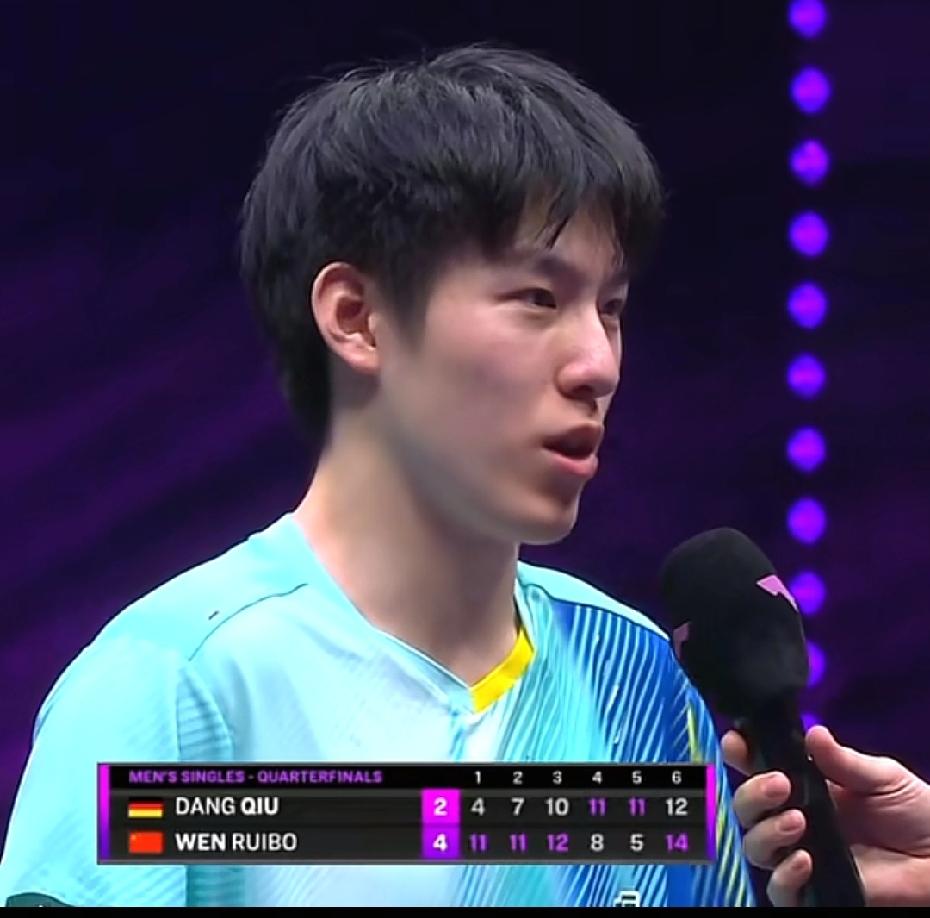 小温半决赛力战摩托，能否一黑到底？国乒男队期待新星崛起！