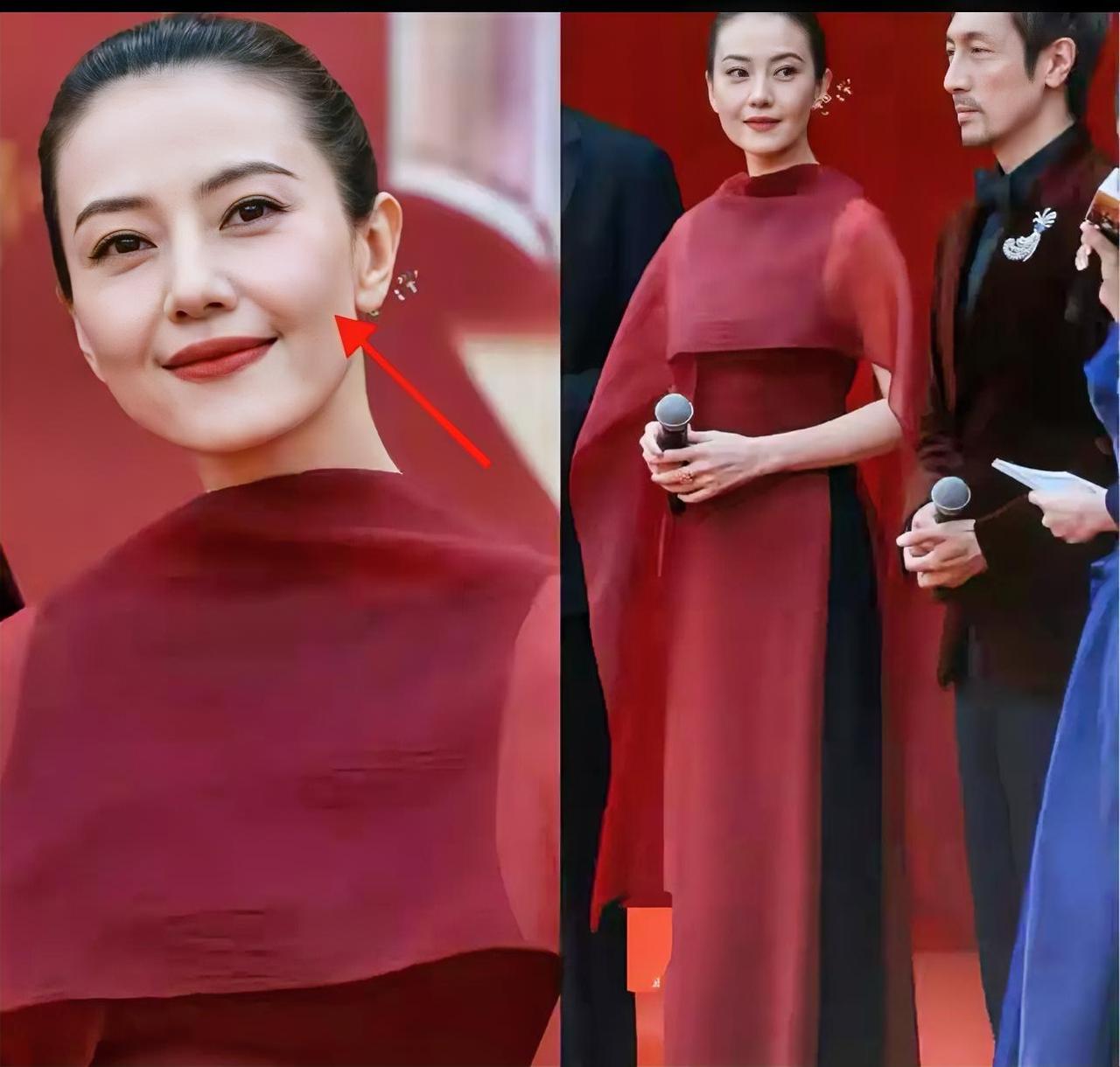 46岁的高圆圆出席红毯，有个很大的问题，难道大家都没有发现到吗？那就是她的脸