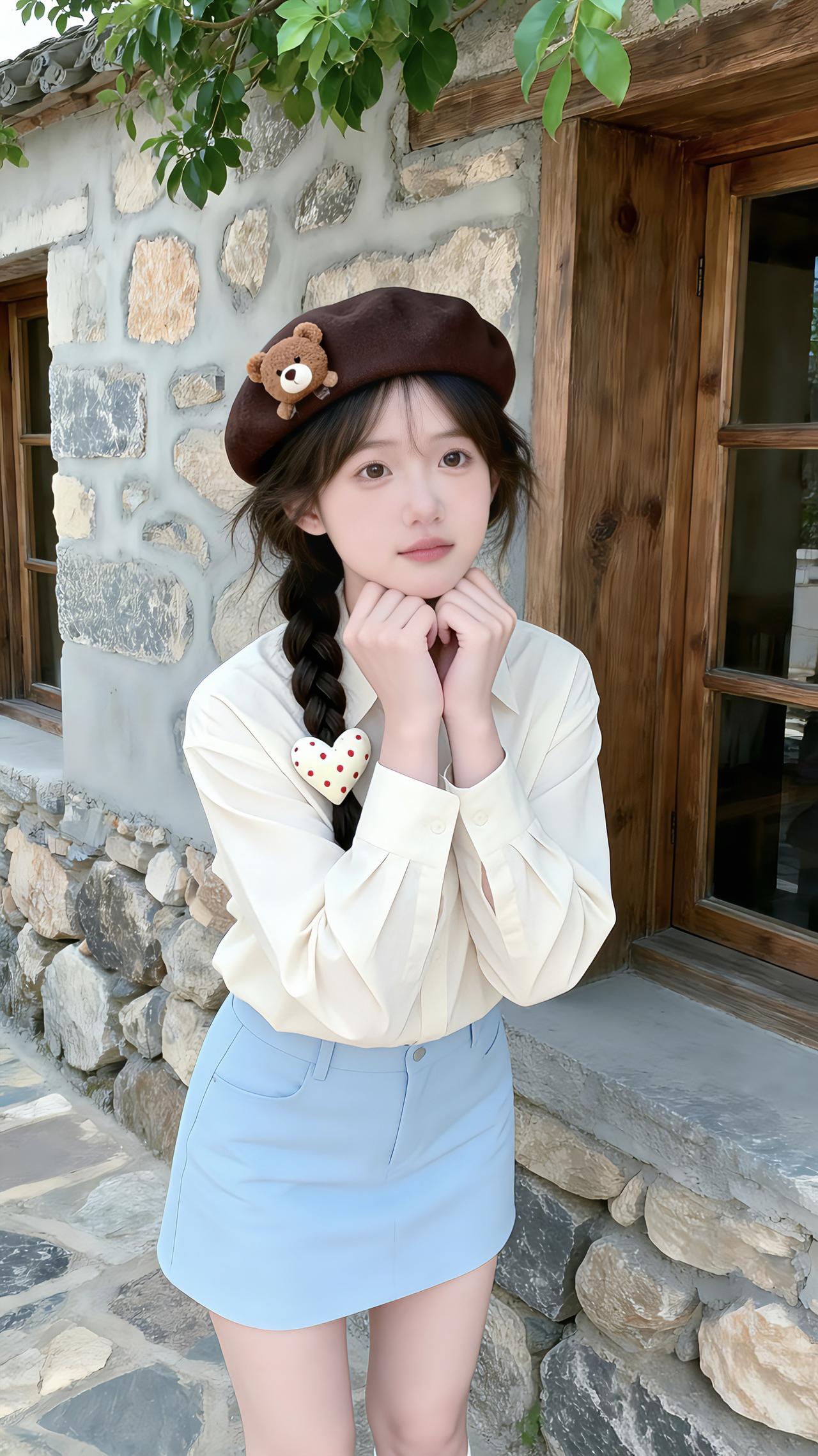 颜值随拍甜妹拍照姿势甜妹清纯甜美甜系女孩