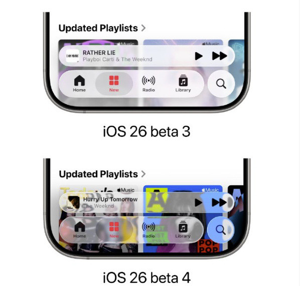 iOS26那个新特效，咱就是说，主打一个“不出所料”。之前第一个测试版那个“液