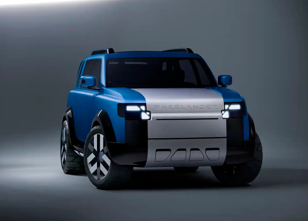 第一次看到FREELANDER神行者的首秀，外观有点“乐高”的积木感，有可能是