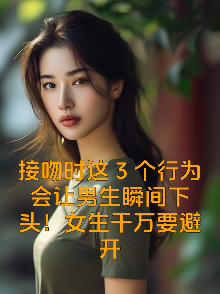 接吻时这3个行为，会让男生瞬间下头！女生千万要避开