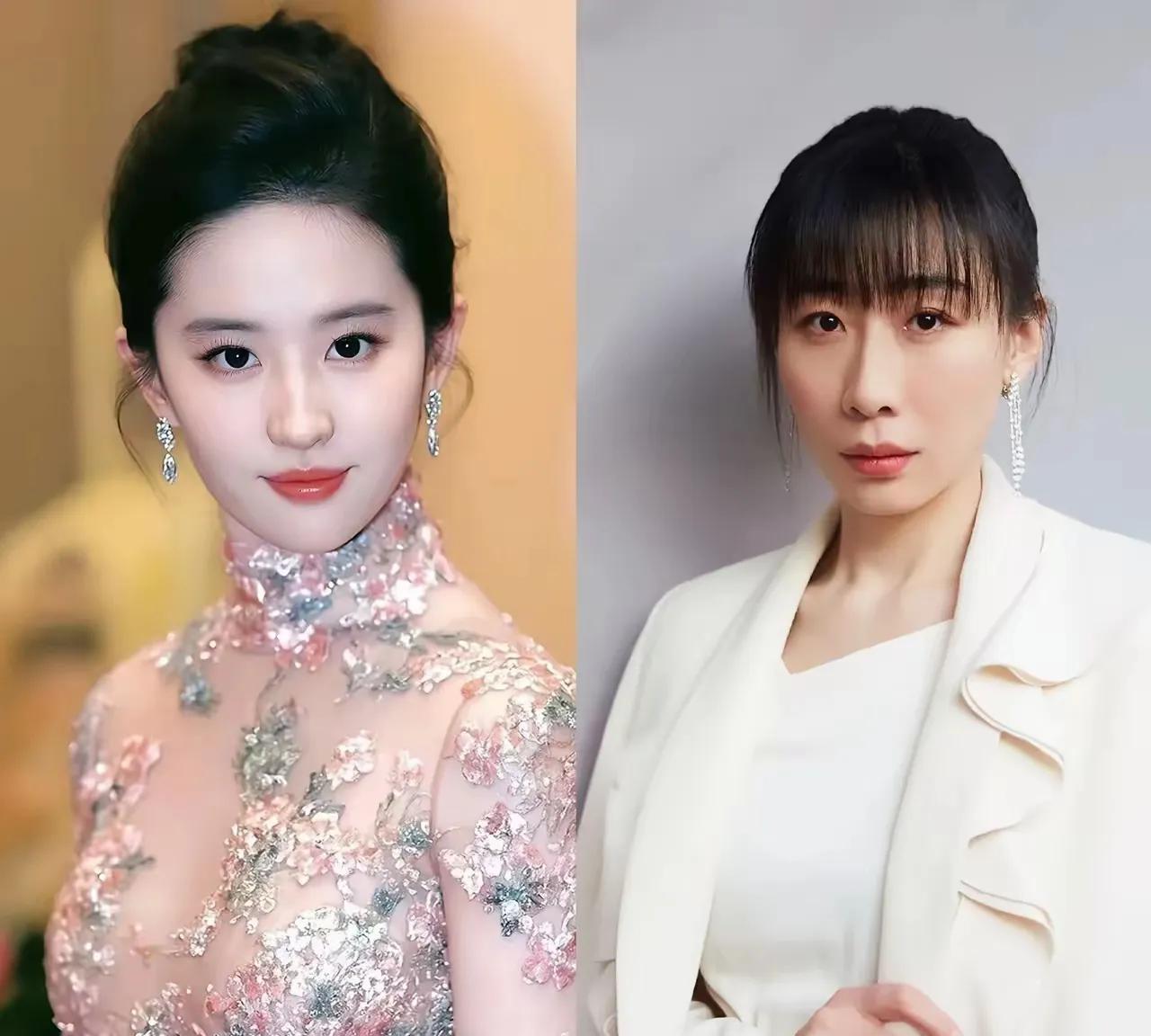 男同胞们！如果选刘亦菲和任素汐当老婆，你敢说实话不？两人年龄身高都差不多，左边
