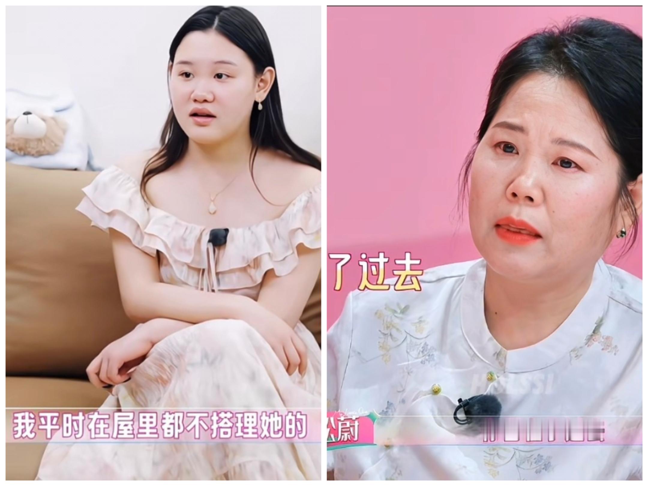 听完张家齐的这番话，我倒吸一口凉气，她真的一点面子都不给她妈妈啊！节目里，张家齐说，“我平时都不搭理