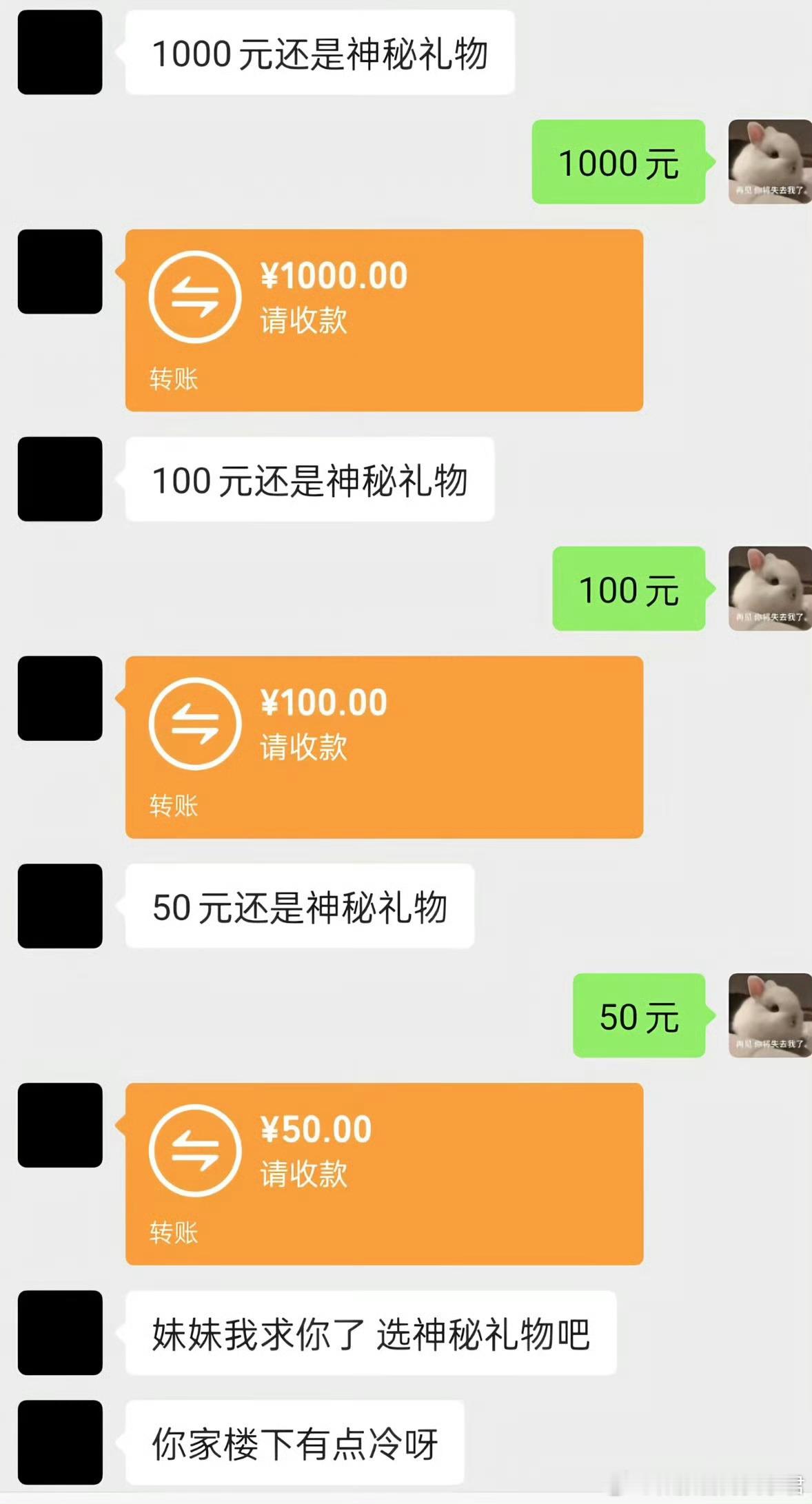 神秘礼物和不神秘转账[doge]​​​