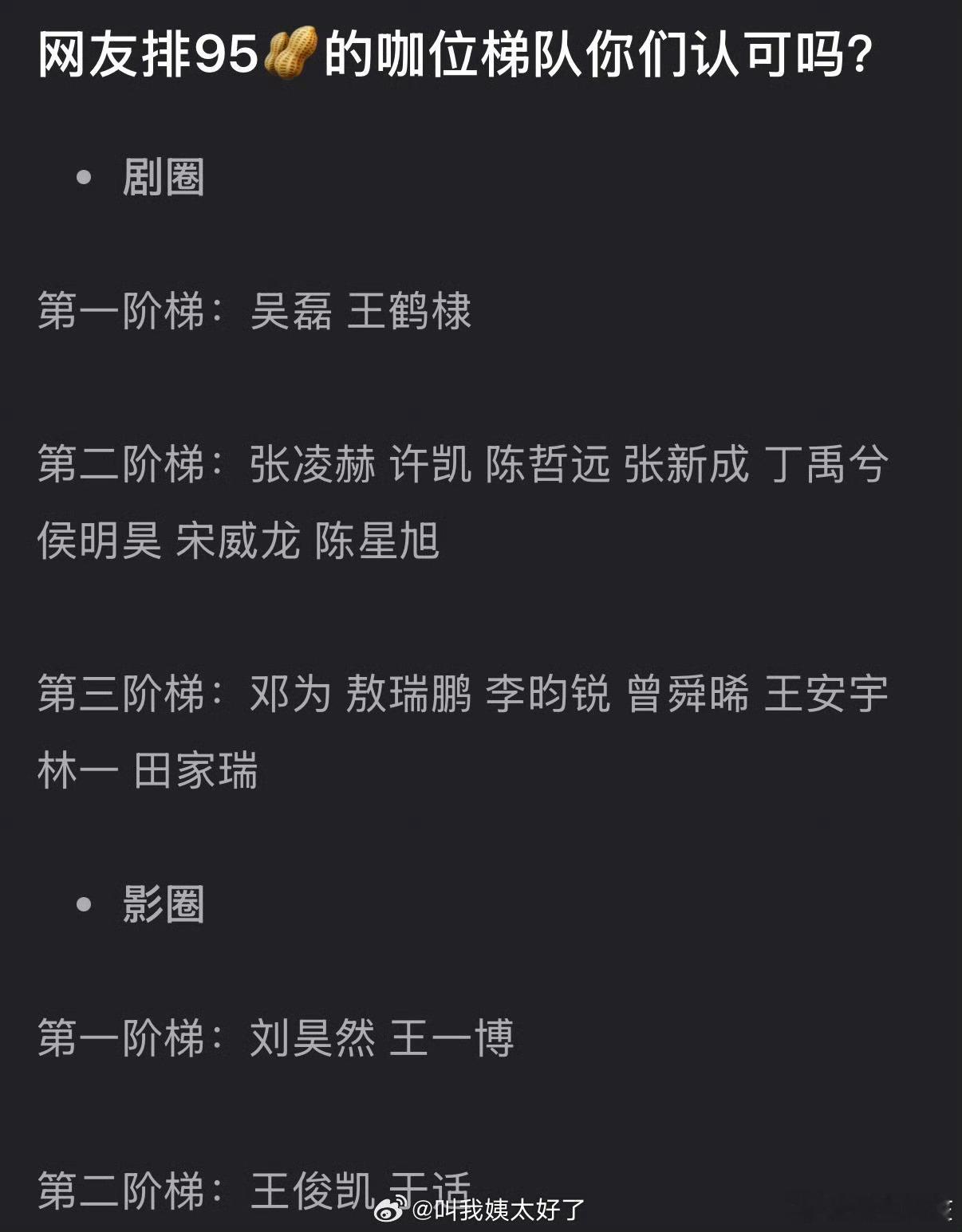 95生队伍真的很庞大……而且整体表现比90生老实，目前还没有殉的