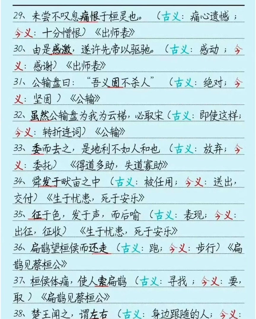 弄懂这些你的文言文就牛了