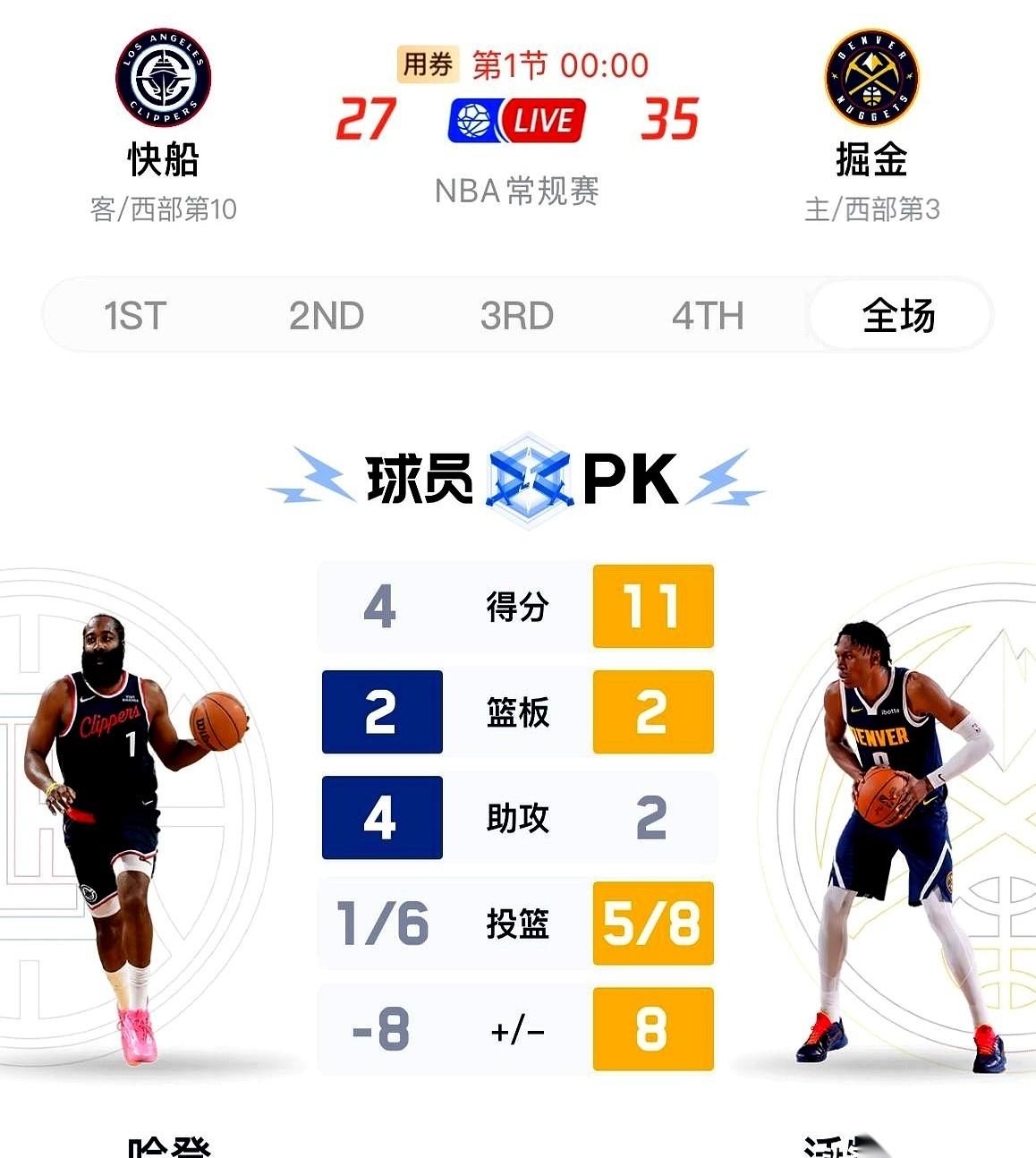 别再替哈登喊冤了，真的。就今天，就这场球，赢了就能冲到西部第九的卡位战。然后