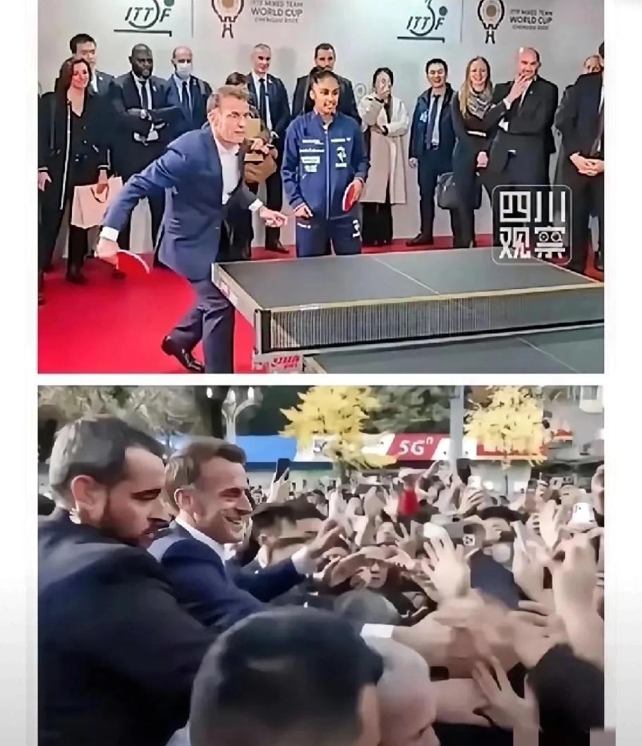 马克龙这趟中国行也太圈粉了！全世界都看出来，他在中国才是真·放松又尽兴！刚