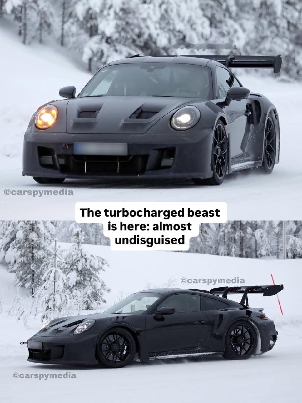 2027992.2GT3RS，3层后翼，前部更大的进气口，改善了发动机罩通