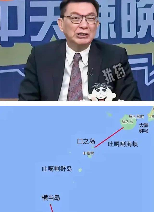 苑举正说得好，当年佩洛西窜台，海峡中线没了，如今133舰队过航横当水道，直接“切