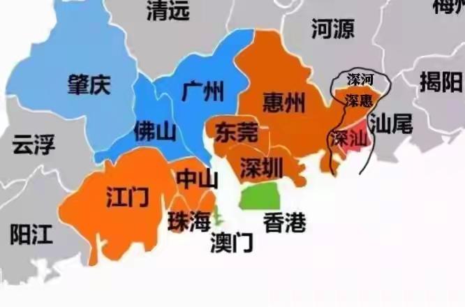 珠三角城市，现在只有江门跟肇庆还是市下面还有市。惠州唯一一个惠阳市也改区了。