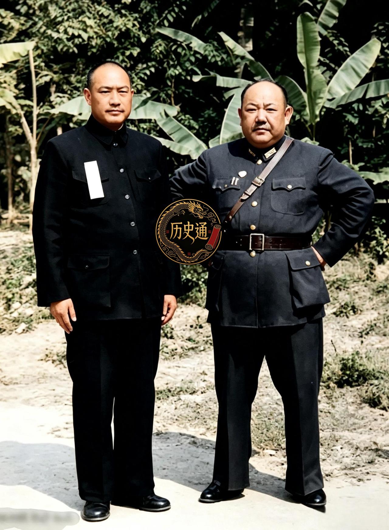 这是凶狠霸道的青马马步芳与世故油滑的宁马马鸿逵。两人同出自甘肃河州回族马氏军阀家
