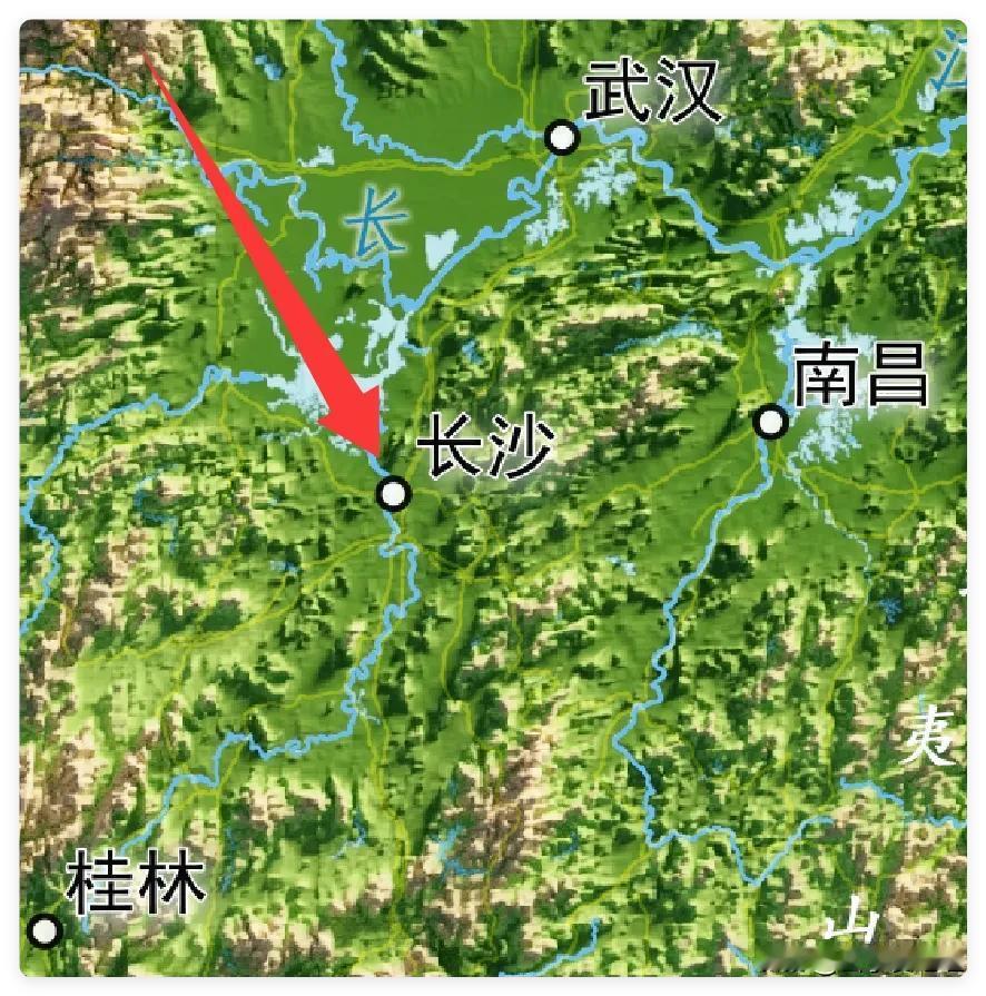 湖南省新发现，为何长沙能成为湖南省的省会？一张湖南地形图铺开，很多人第一眼会愣