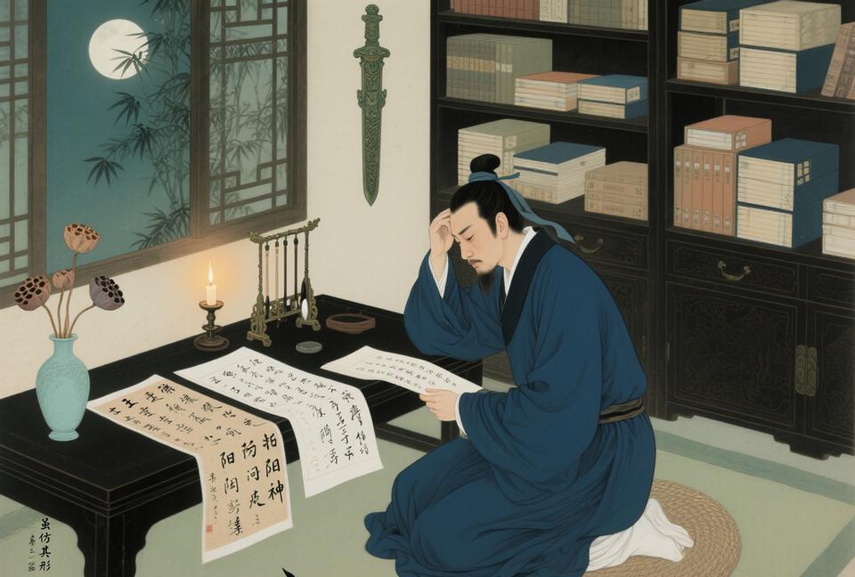 陈子昂倾慕王勃才情，仿文风后自叹弗如在初唐的诗坛星河中，王勃与陈子昂宛如两颗耀