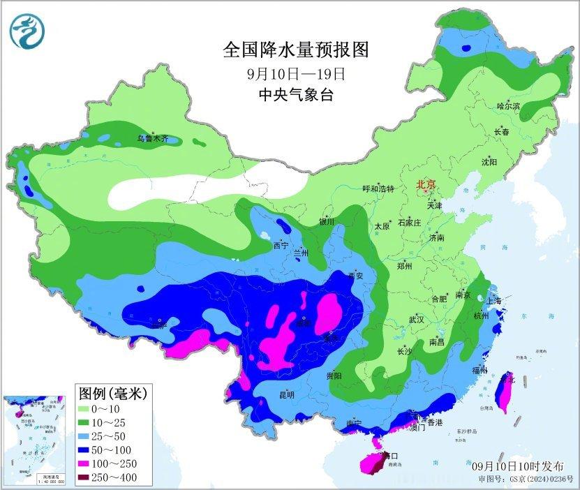 据气象专家介绍，预计未来10天，西北地区中东部、西南地区都将以阴雨天气为主，陕西西南部、四川部分地区