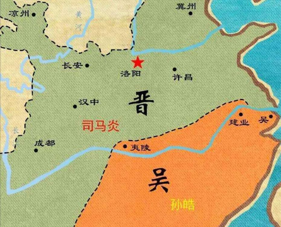 公元280年，晋军主帅王濬死盯前方不敢回头，背后自家人正发令喊他停下。眼看灭国头