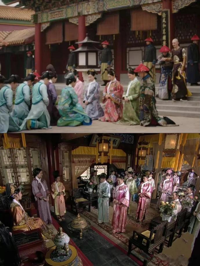 如懿传“名场面”，皇后跪在一群妃子面前……​​​​