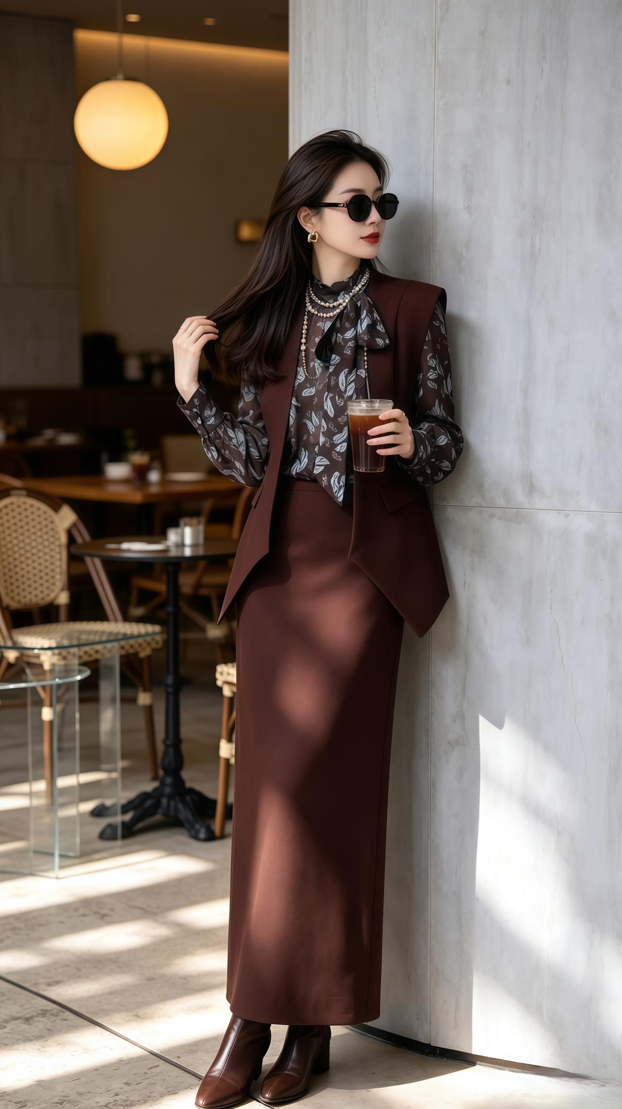 高知女性穿搭职场高知穿搭今日份高智感look韩系穿搭秋季穿搭