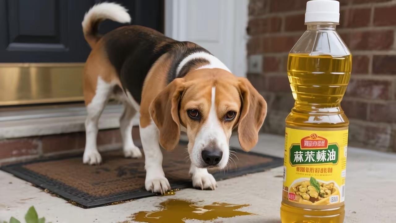 邻居家狗总在我门口大小便，沟通无效还被反呛，我一瓶芥末油教他做人！真不是我